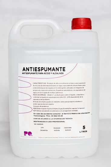 Foto de ANTIESPUMANTE 5 LT