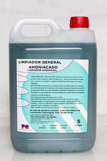 Foto de LIMPIADOR GENERAL AMONIACADO 5 LT