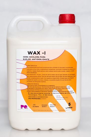 Foto de WAX-I CERA INCOLORA 5 LT