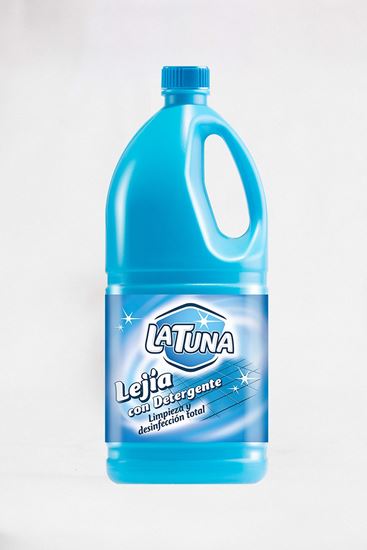 Foto de LEJIA + DETERGENTE LA TUNA CAJA 6 UD/ 2 LT