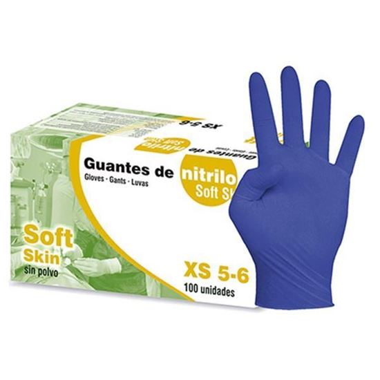 Foto de GUANTES NITRILO CAJA 100 UD