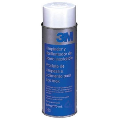 Foto de LIMPIADOR ACERO INOXIDABLE 3M SPRAY 670 ML