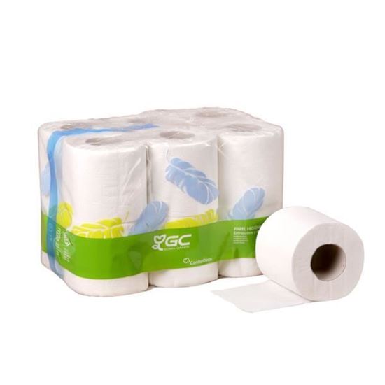 Foto de PAPEL HIGIENICO DOMESTICO PASTA 18 MT 108 R